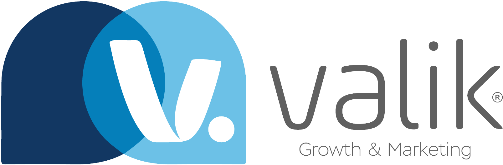 Logo Agência Valik: Growth & Marketing